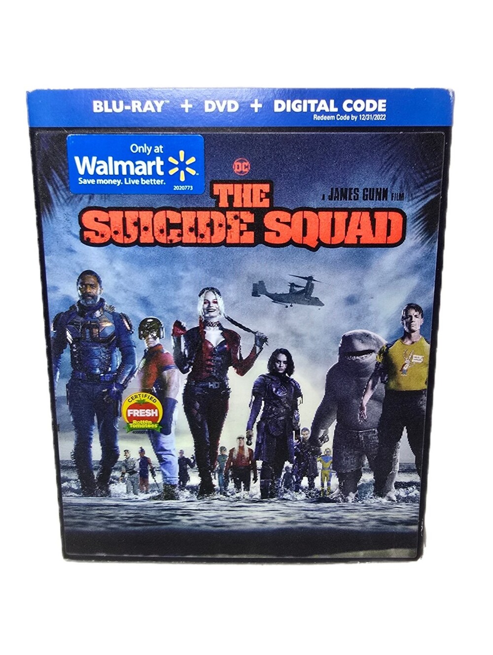 The Suicide Squad (Walmart Exclusive) (Blu-ray + DVD 2021) Lenticular Slip NEW